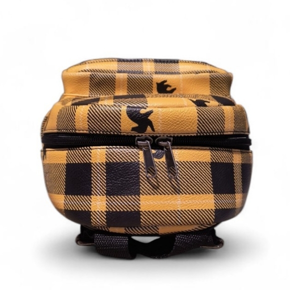 Loungefly Harry Potter Hufflepuff Plaid Mini Backpack - Picture 6 of 7